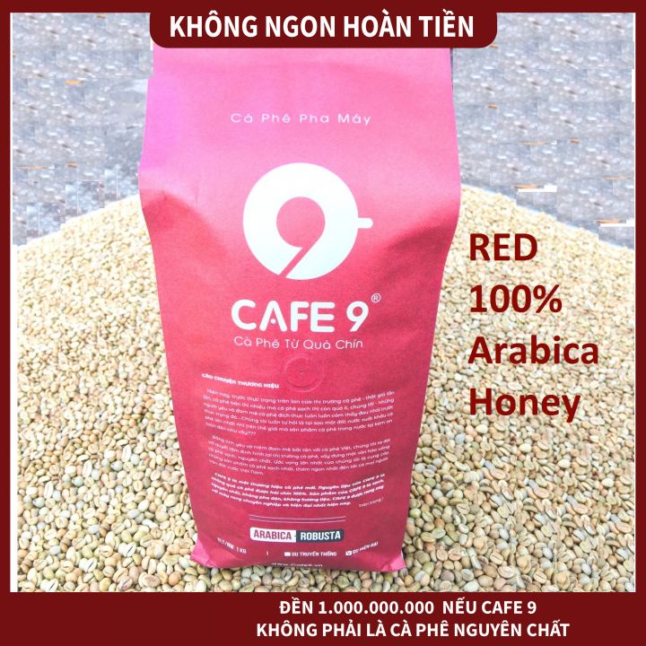 Cà Phê Pha Máy Rang Mộc RED 100% A Honey Túi 1kg