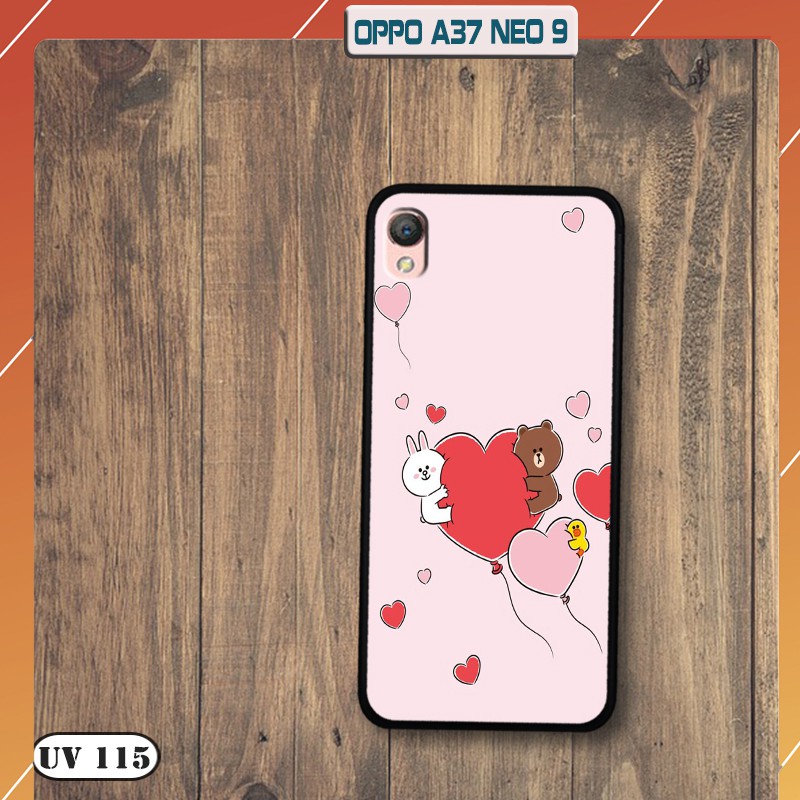 Ốp lưng điện thoại Oppo A37 (Neo 9) - lưng nhám viền dẻo