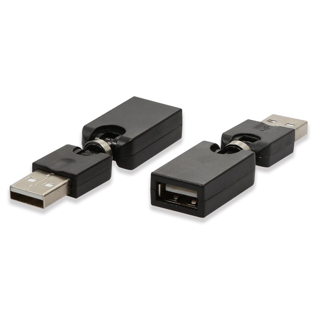 Dây Cáp Chuyển Đổi Usb 2.0 Đầu Đực Sang Đầu Cái Xoay 360 Độ