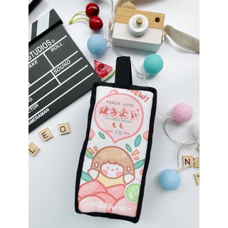 Bóp viết vải cô gái đào hồng