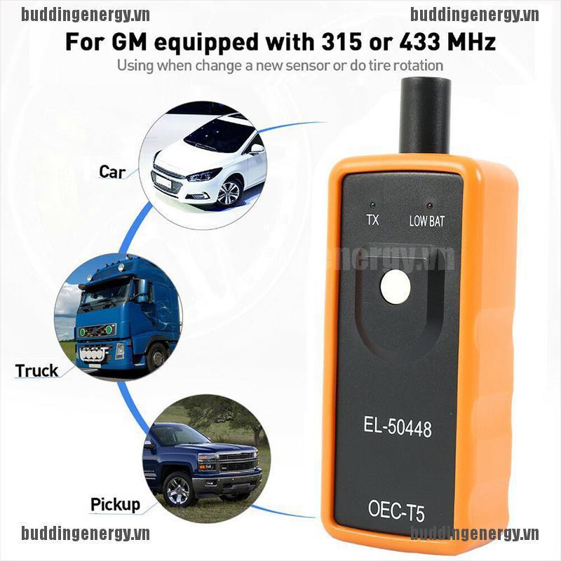 Cảm biến áp suất lốp xe hơi EL-50448 TPMS tái học lệnh dành cho các loại xe GM