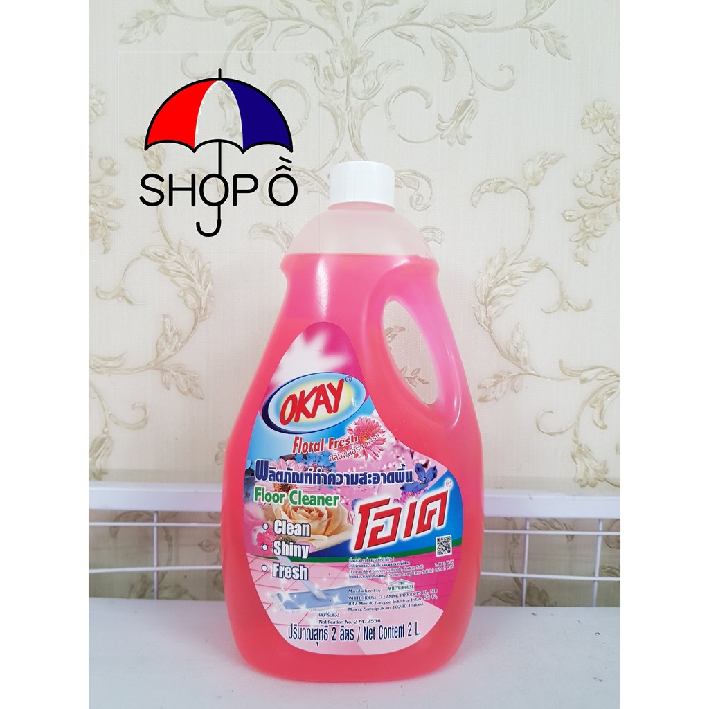 Lau sàn Okay 2000ml