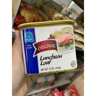 Thịt heo hộp nguyên vị Bristol 340g