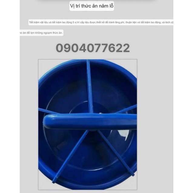 MÁNG TẶP ĂN CÀI SÀN 5 CÁNH CHO HEO CAO CẤP