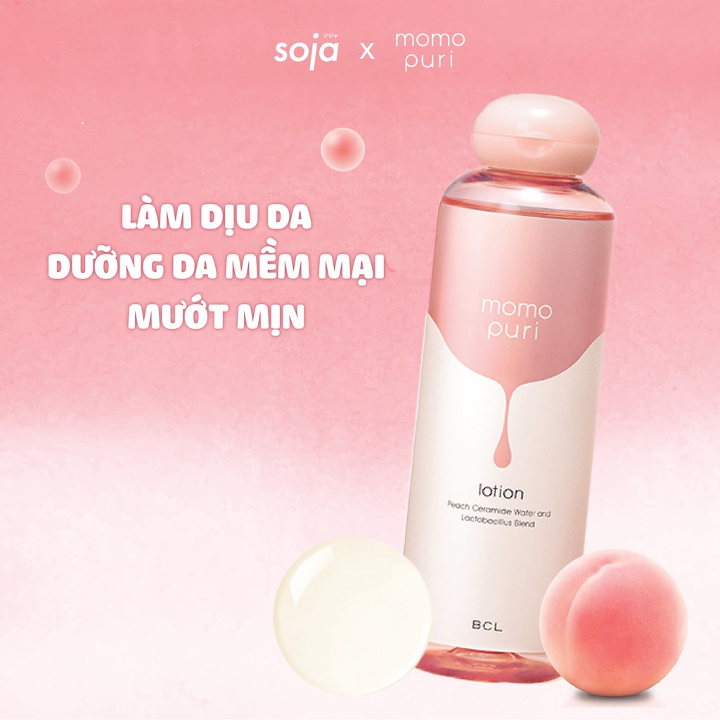 Combo Tẩy Tế Bào Chết Rosette Gommage 180G Và Nước Cân Bằng Ẩm Hương Đào BCL Momopuri Lotion 200mL