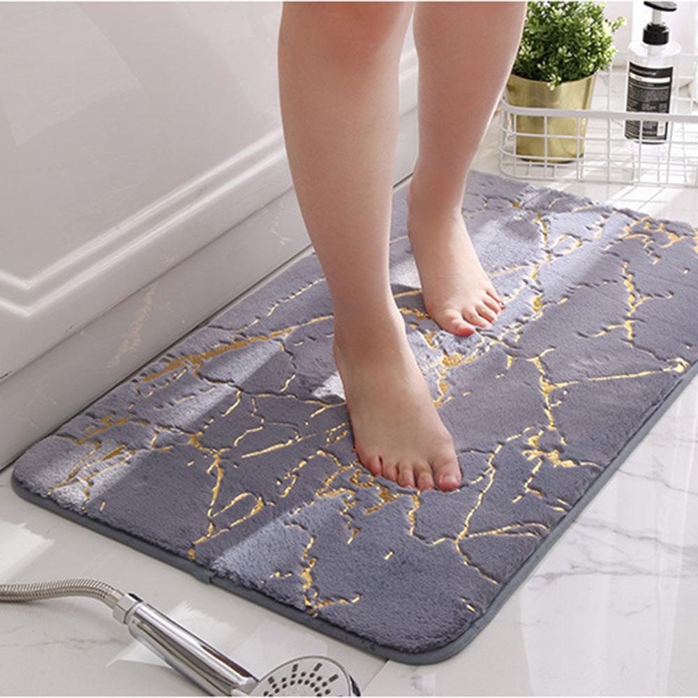 Thảm Lót Sàn Nhà Tắm Bằng Vải Nhung Chống Trượt Chống Mài Mòn