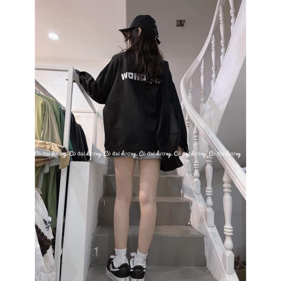 Áo Khoác Kaki Tay Bồng 1 Lơp  Đi Nắng Unisex Phong Cách Hàn Quốc Ulzzang Hot