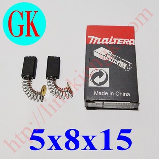 [10 đôi] Chổi than 5x8x15 - chổi than máy khoan