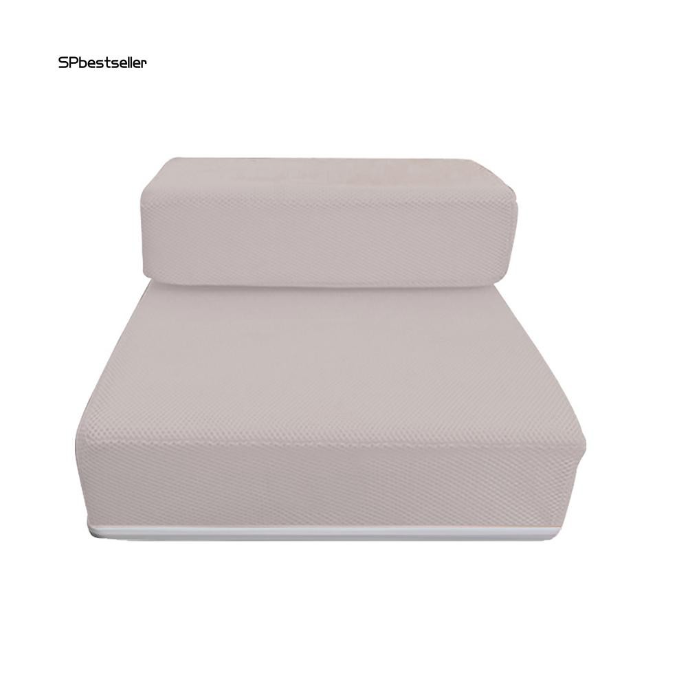 Cầu thang 2 bước dạng gập bằng lưới xốp cho thú cưng tiện lợi