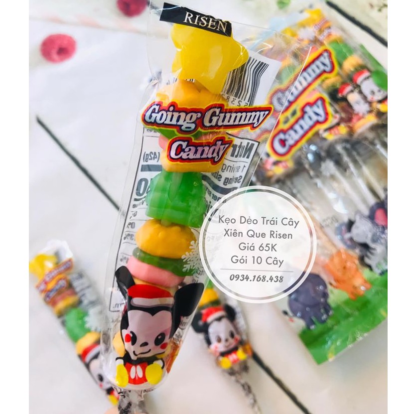 Kẹo Dẻo Xiên Que Risen Going Gummy