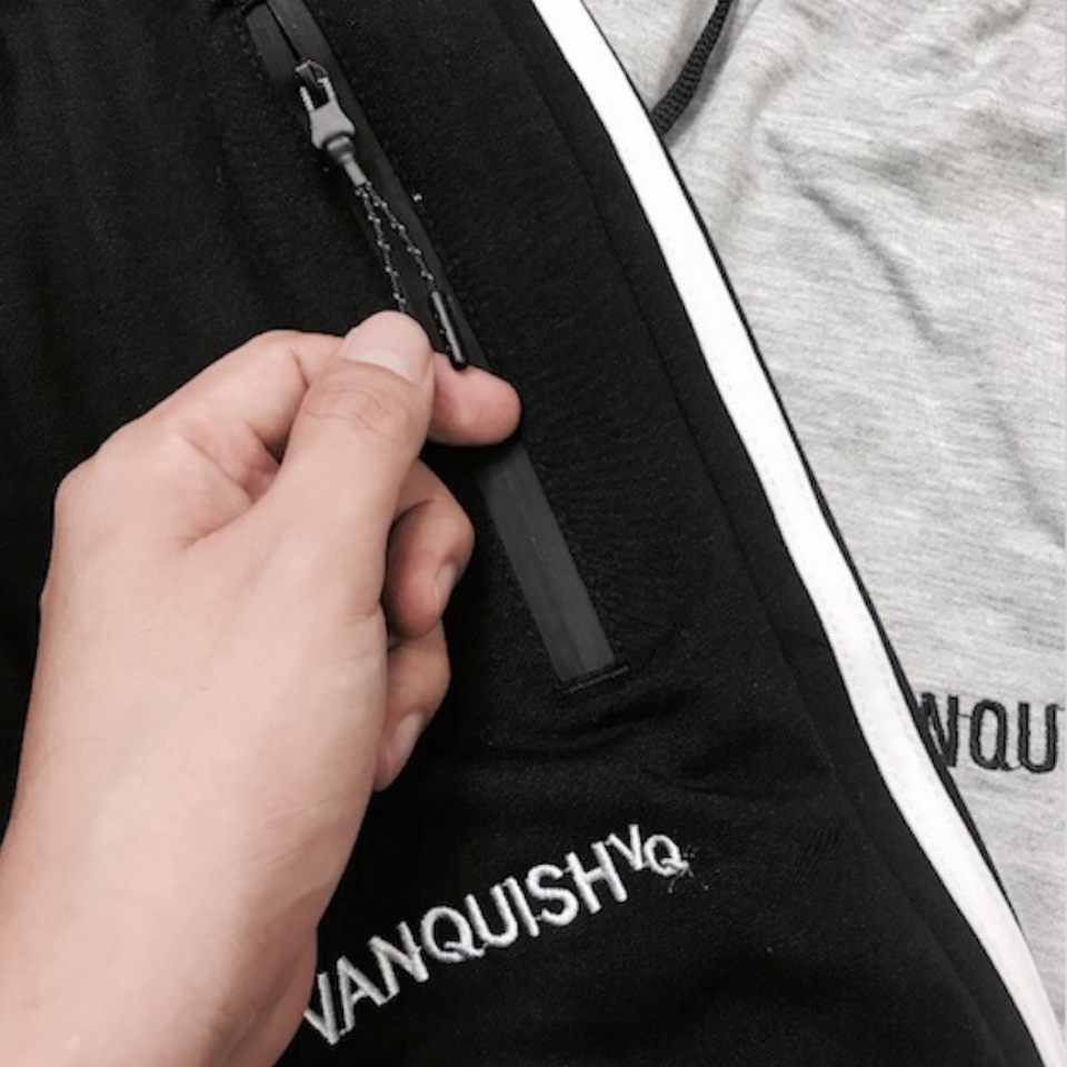 Quần Jogger Vanquish Logo thêu - Quần Gym