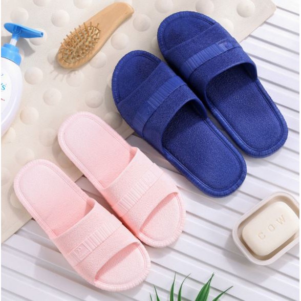 Dép đi trong nhà tắm, nhà vệ sinh, văn phòng nữ nam unisex chống trượt cute cao cấp TINZ|Mã Sngang