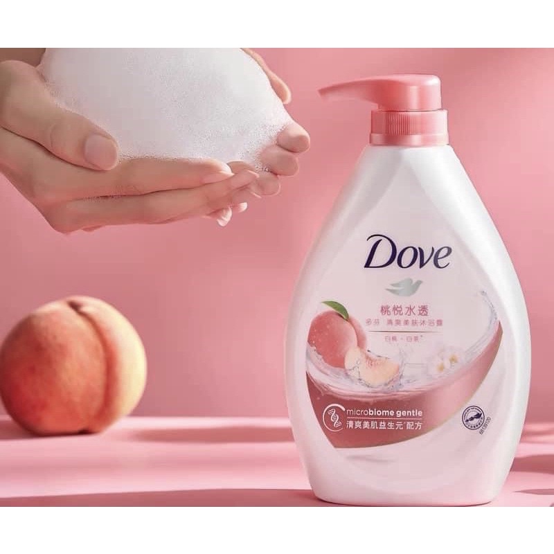 SET SỮA TẮM ĐÀO DOVE MUA 1 ĐƯỢC 4