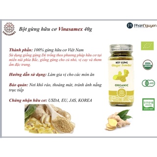 Bột hành, bột tỏi, Bột Sả-Bột gia vị hữu cơ Vinasamex