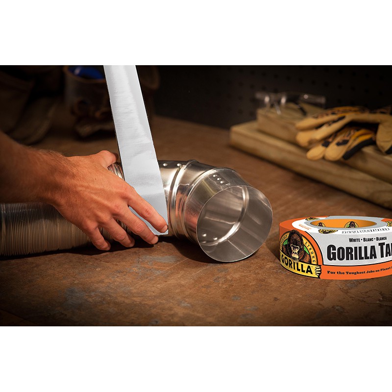 Băng Keo Dán Đa Năng Siêu Dính, Chịu Nhiệt, Chống Thấm Nước Chính Hãng Thương Hiệu Mỹ Gorilla White Tape 9.1m