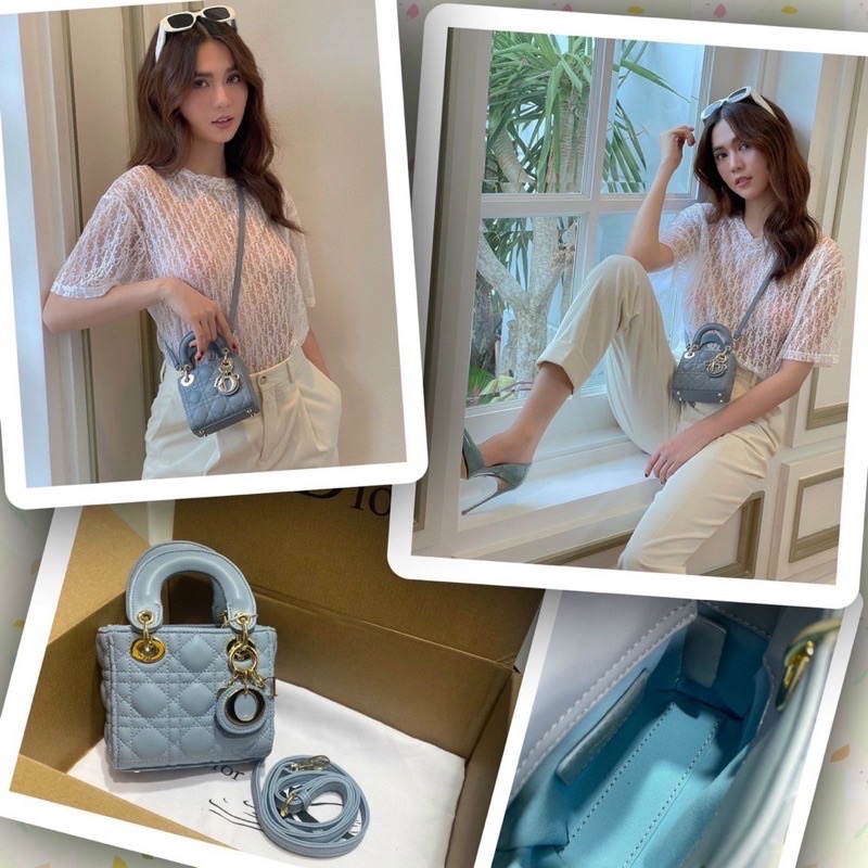 Túi xách Diior micro 14 cm nhỏ siêu hot Super Fullbox