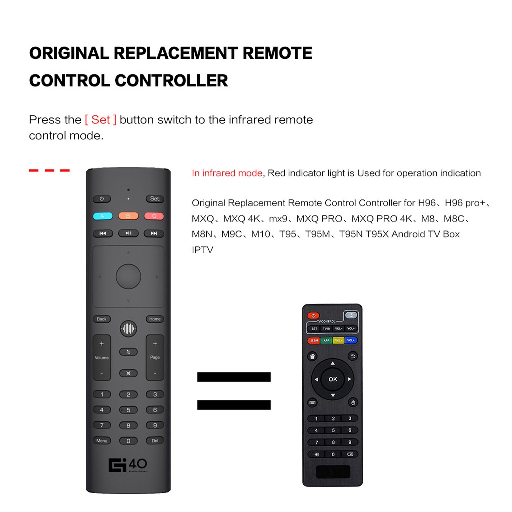 Điều khiển chuột bay G40s - Remote Mouse Air Voice IR