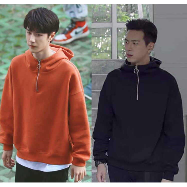 [ORDER] ÁO HOODIE NAM KÉO KHÓA CỔ KÈM MŨ TRÙM ĐẦU | BigBuy360 - bigbuy360.vn