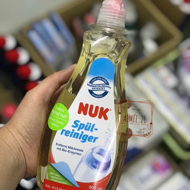 NƯỚC RỬA BÌNH SỮA NUK ĐỨC 500ml