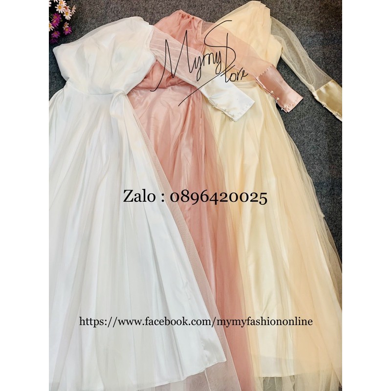 [Mã FATHANG5 giảm 10K đơn 50K] ĐẦM MAXI XOÈ LỆCH VAI TAY DÀI SANG ĐẸP - MS303V | BigBuy360 - bigbuy360.vn