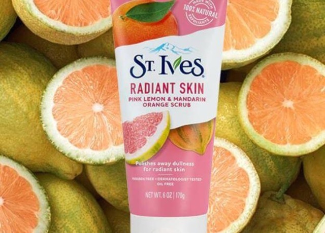 Tẩy tế bào chết St.Ives Scrub Pink Lemon - Mandarin Mỹ