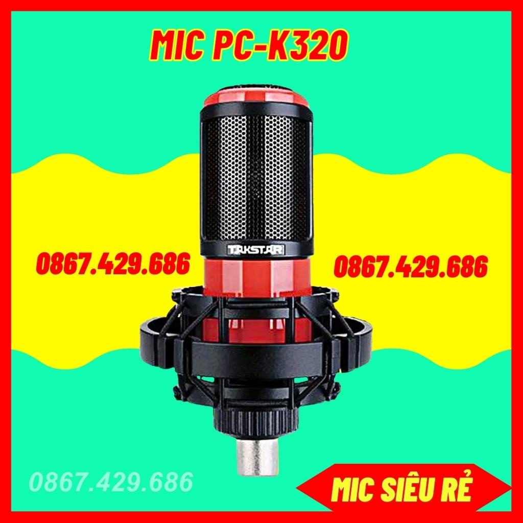 Bộ Mic Hát Livestream Takstar PC K320 Sound Card XOX K10 2020 Hàng Loại 1 Chất Âm Cực Hay, Âm Thanh Sống Động