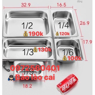 Khay 1/3  32.9X17.9X10(CÓ NẮP)