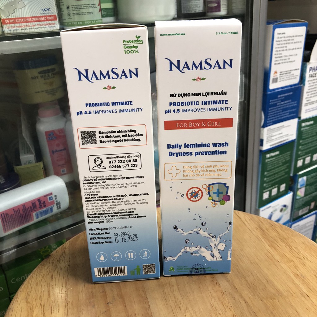 Dung dịch vệ sinh phụ nữ NAMSAN 150ml