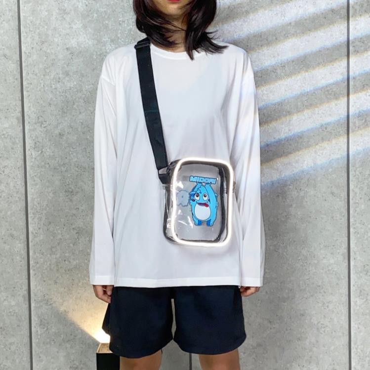 Túi đeo chéo mini Nam Nữ thời trang trong suốt Local Brand Midori M Studio