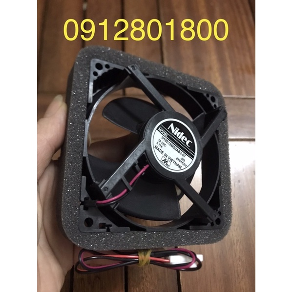 Quạt tủ lạnh Panasonic DC 12V 9*9cm 2 dây