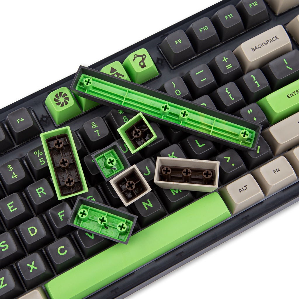 Aifei SA Profile Double Shot ABS Keycaps 172 Bộ phím Cơ bố trí ANSI & ISO cho Cherry MX Switch