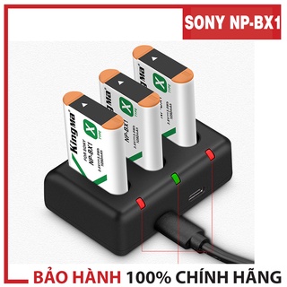 Bộ 2 pin+dock sạc ba kingma cho sony np-bx1 kèm hộp chống ẩm