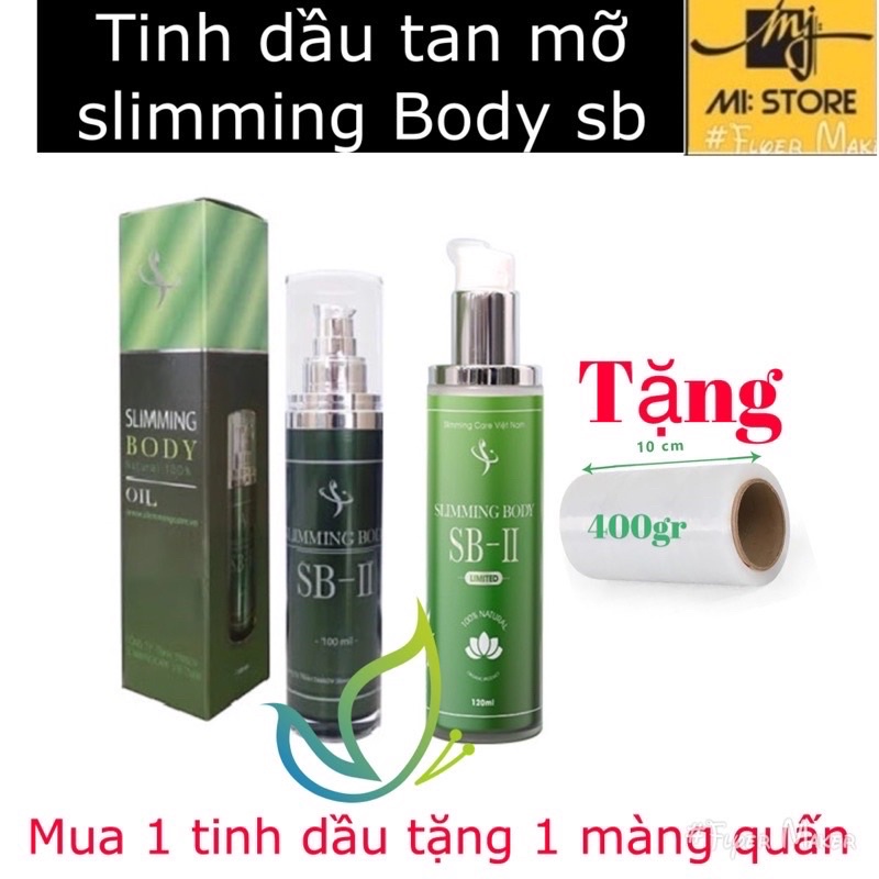 Tinh dầu Slimming body tan mỡ bụng, đùi, tay