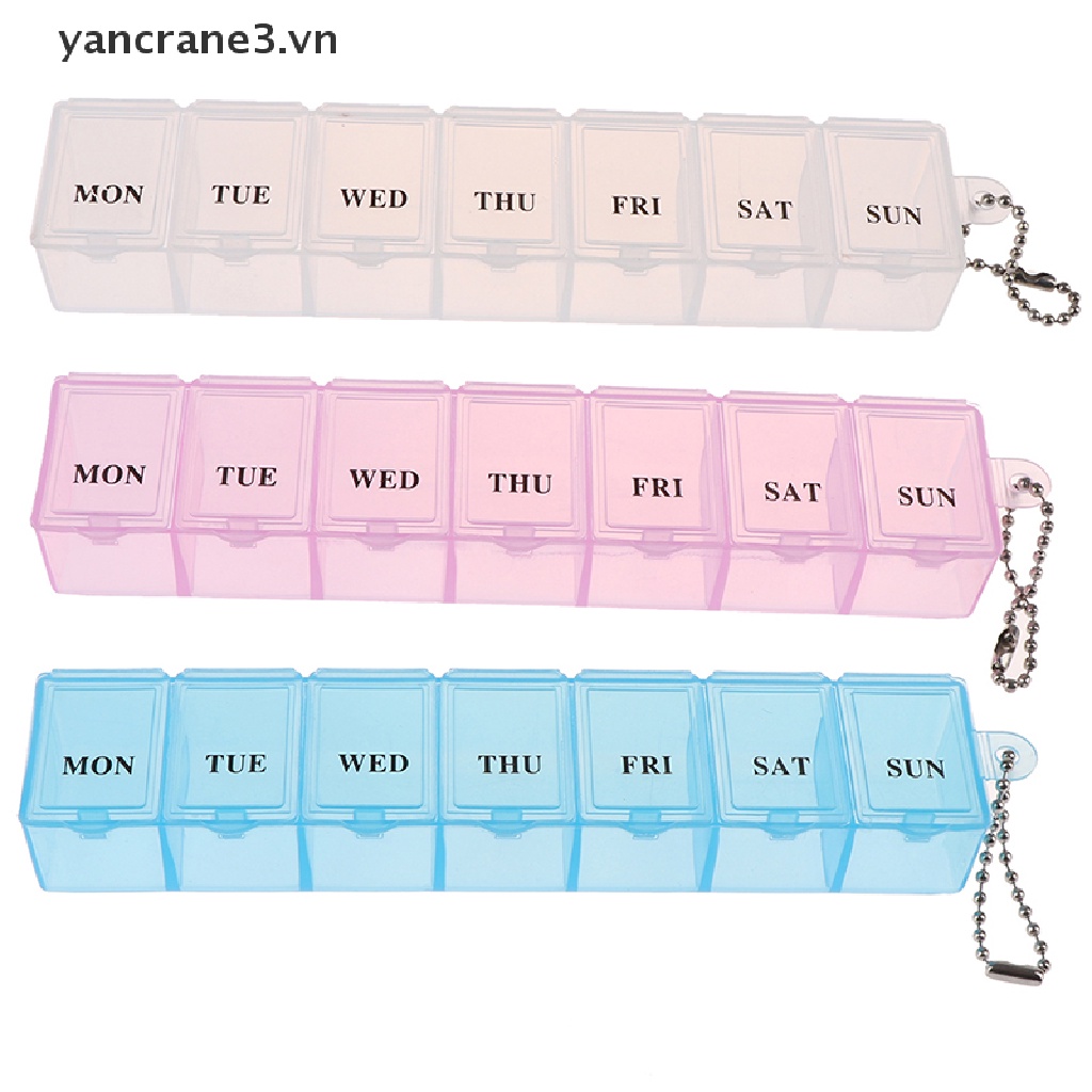 Hộp Đựng Thuốc 7 Ngày Giá Đỡ Tiện Lợi