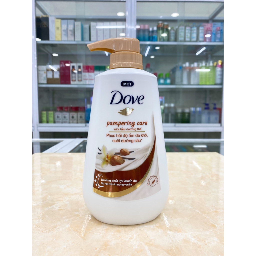 Sữa Tắm Dưỡng Thể Dove Chăm Sóc Da Mềm Mịn Tức Thì 500g Chính Hãng Công Ty