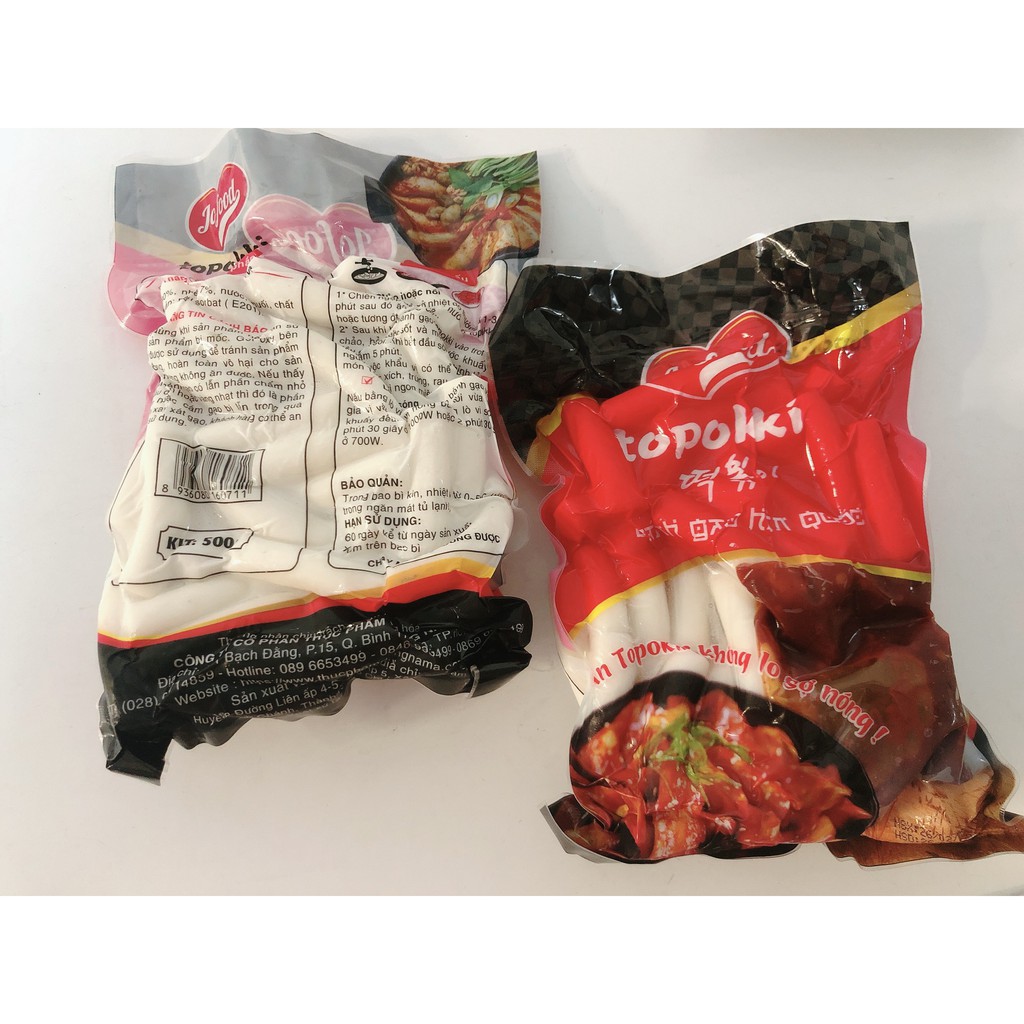 500g bánh gạo Jofood kèm 450g chả cá kèm hộp tương Gochujang 200g