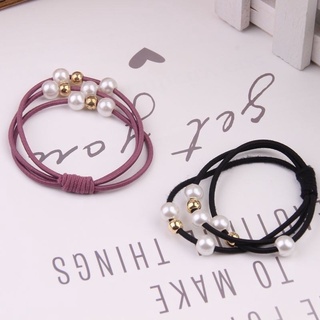 Dây cột tóc dây buộc tóc ngọc handmade