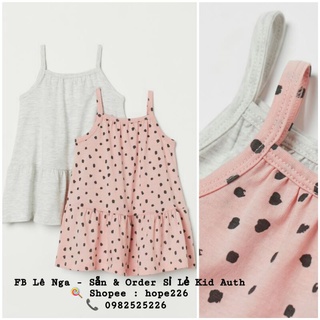 Set 2 váy cotton HM JAPAN chính hãng sz từ 6-9m đến 2-3y