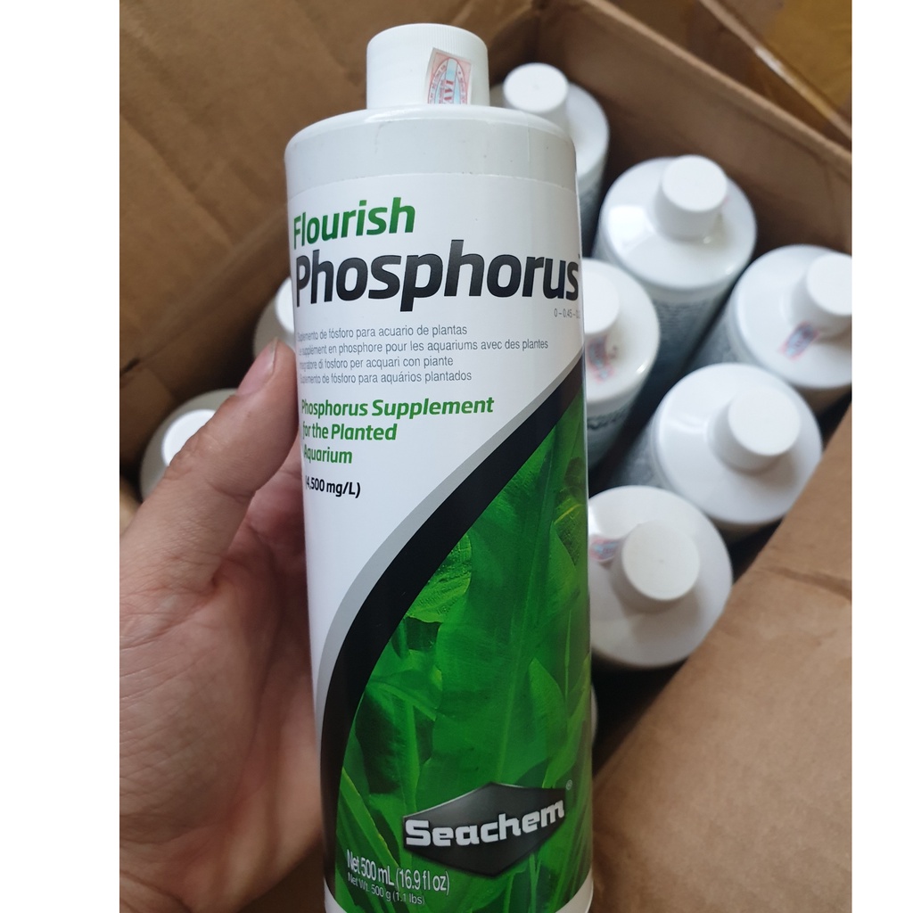 [TEM SICAVI] Seachem Flourish Phosphorus 500ml - Phân Nước Bổ Sung Phosphate (P) Cho Cây Thủy Sinh