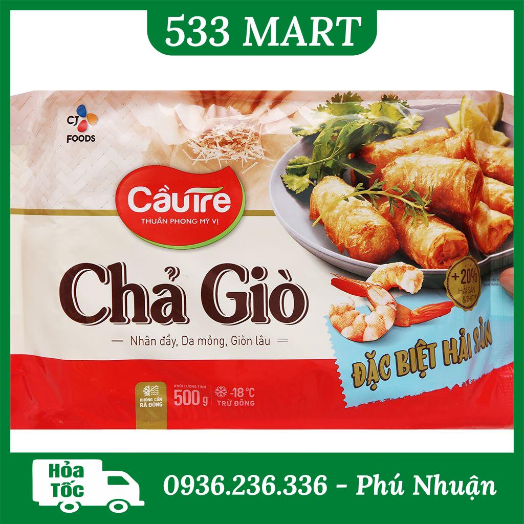 [HỎA TỐC HCM] Chả giò Cầu Tre/ Nem nướng/ Xíu mại/ Há cảo/ Cá viên/ Bò viên Cầu Tre 500g