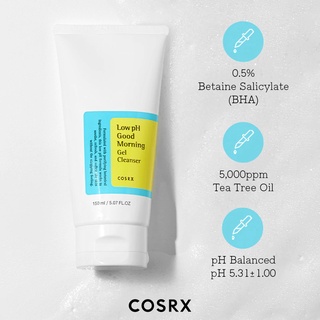 Sữa rửa mặt Cosrx Low Ph Good Morning 150ml