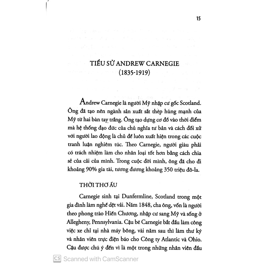 Sách - Tự Truyện Andrew Carnegie