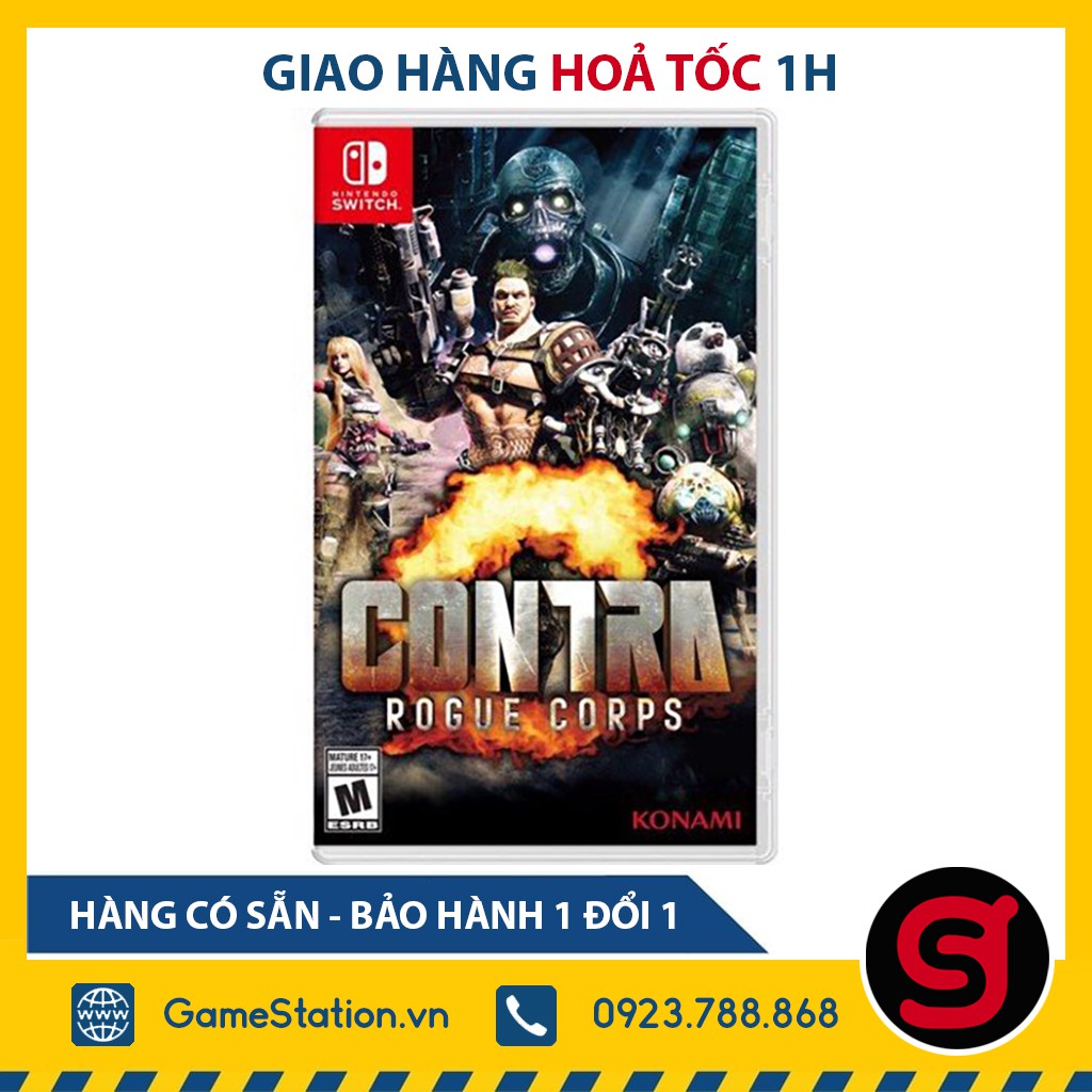 Game Contra: Rogue Corps - Cho Máy Nintendo Switch