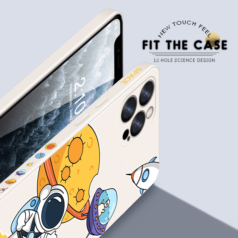 Ốp Điện Thoại Silicone In Hình Phi Hành Gia Mặt Trăng Cho Samsung S20 S20FE Plus Ultra 5G