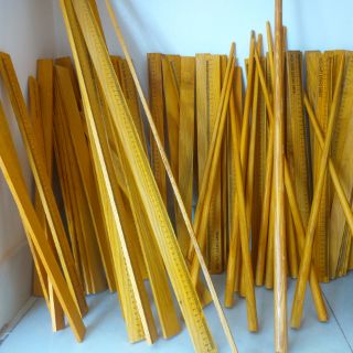 Thước chỉ tròn 2 đầu gỗ Sồi