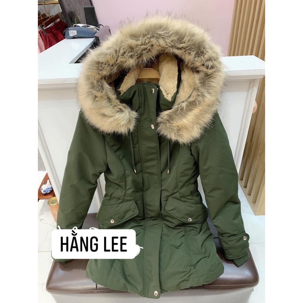 ( SẴN) ÁO KHOÁC PARKA LÓT LÔNG AUT.H TUỒN MẪU 2020 Pink House
