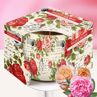 HƯƠNG HOA HỒNG LEO,Ly nến thơm tinh dầu Bispol Sweet Home 100g,thơm phòng,khử mùi,nến nhập khẩu châu âu