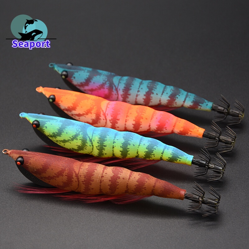 Mồi Câu Cá Giả Hình Bạch Tuộc Bằng Gỗ 4.7inch / 18g