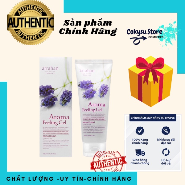 Gel tẩy da chết, tẩy tế bào chết hoa oải hương - Arrahan Aroma Peeling Gel 180ml