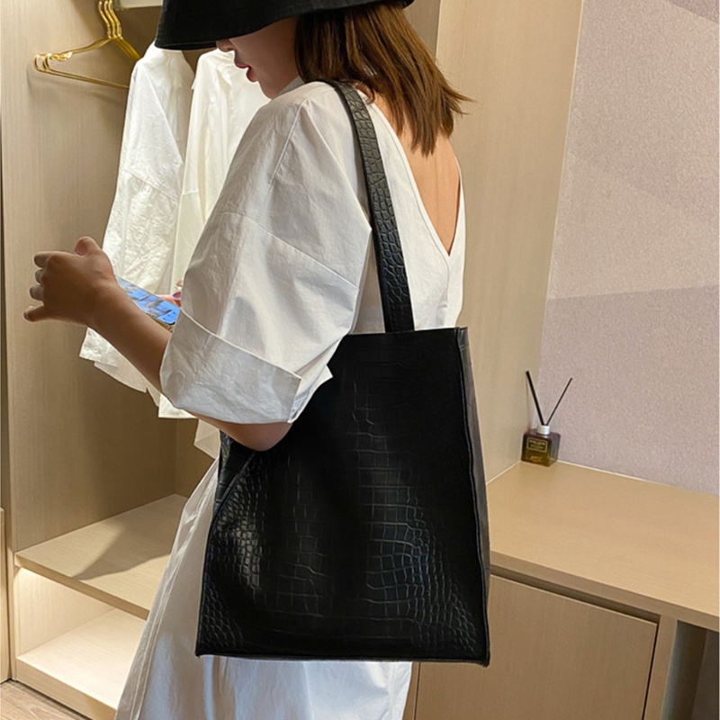 Túi Xách Da PU Màu Trơn Thời Trang Dành Cho Nữ